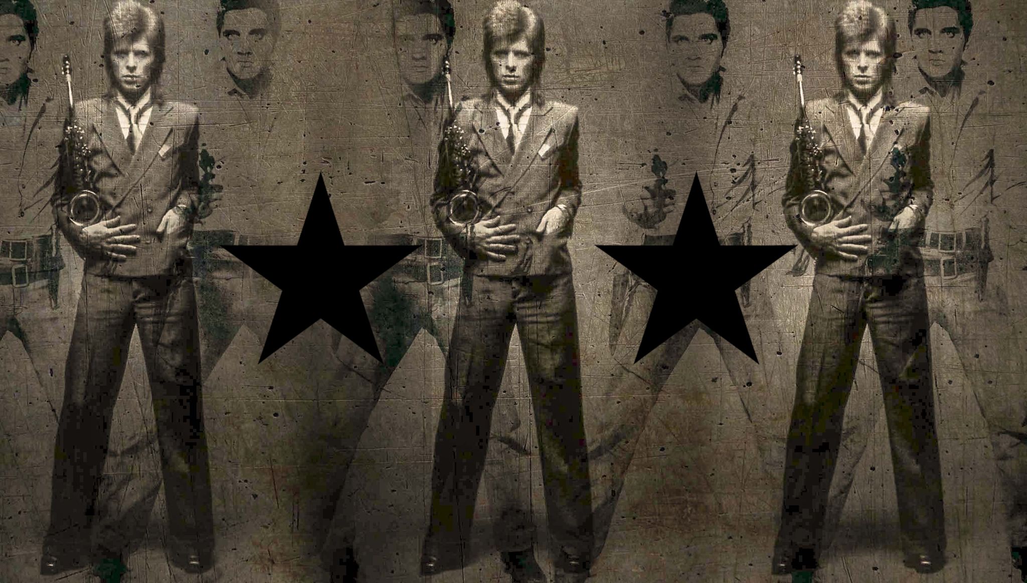 BOWIE AND ELVIS BLACK STARS  copy